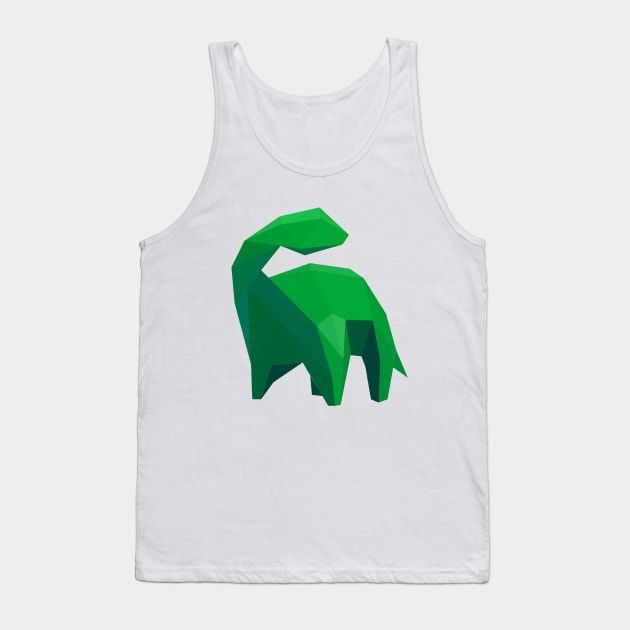 MINIMALIST LOW POLY DINOSAUR Tank Top by itsyaboifabian